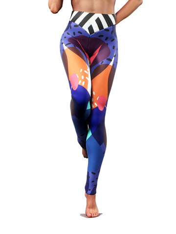 Berry Smoothie Leggings-High waisted leggings-bootysculpted